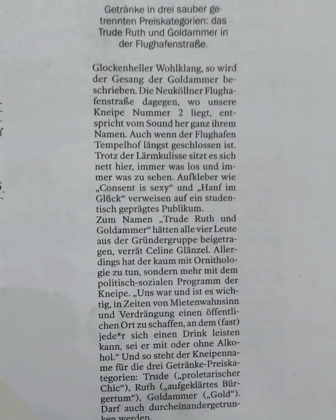 Gestern gab's einen kleinen Artikel im @tagesspiegel über uns...